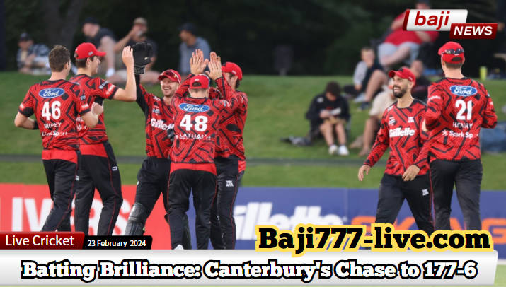 Super Smash 23/24: Canterbury Conquests in Elimination Final Live Cricket Score